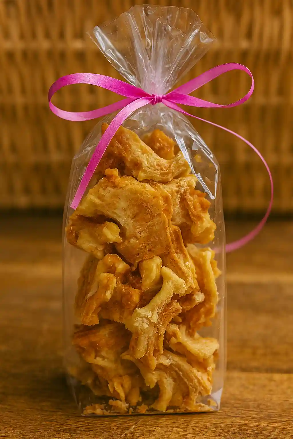 morceaux de gâteau à la broche