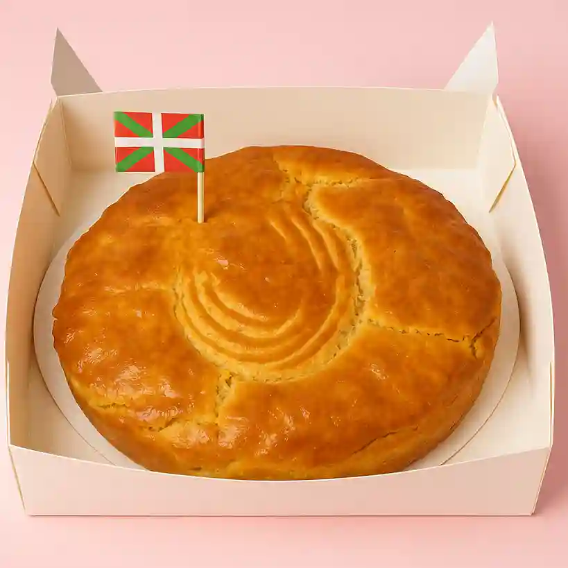 Gâteau basque cerise